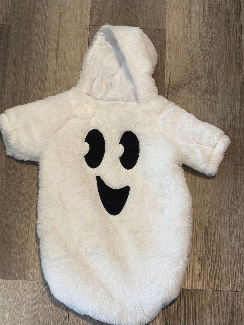 Spirit Plush White Ghost Hooded baby Costume size 0-6 months